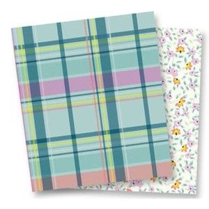 Vera Bradley - Pastel Plaid - Set of 4 Table Napkins - NWT